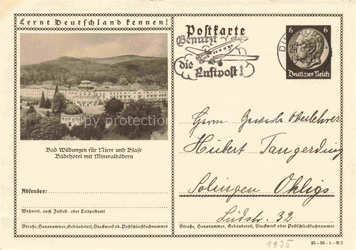BAD WILDUNGEN Badehotel mit Mineralbaedern Serie Lernt Deutschland kennen