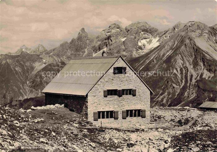 OBERSTDORF Bayern Mindelheimer Huette Schafalpgruppe Allgaeuer Alpen