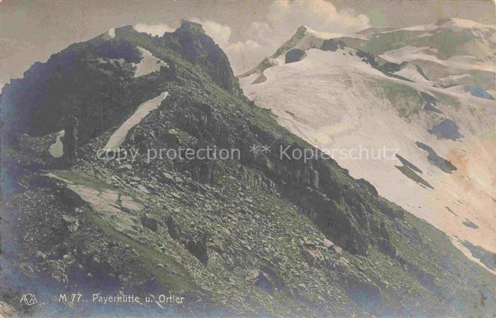 Payerhuette 3020m Sulden Ortlergruppe Suedtirol IT Panorama