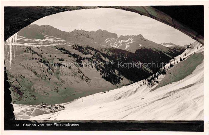 Stuben Arlberg Flexenstrasse Vorarlberg AT Panorama