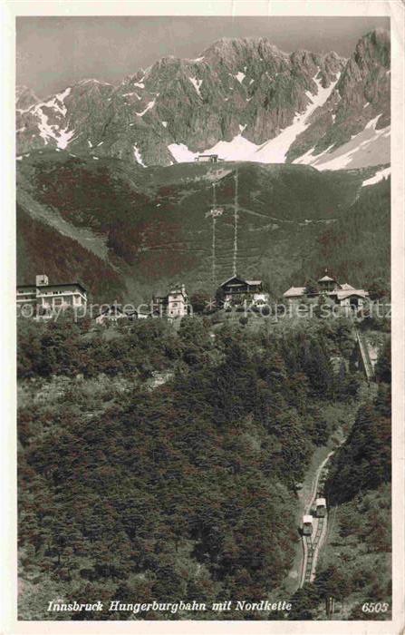 INNSBRUCK Tirol AT Hungerburgbahn mit Nordkette