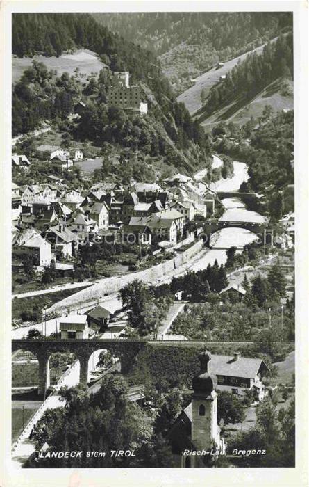 Landeck  Tirol AT Fliegeraufnahme