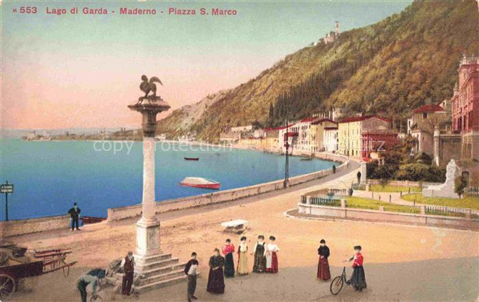 Maderno Lago di Garda Brescia Lombardia IT Piazza San Marco