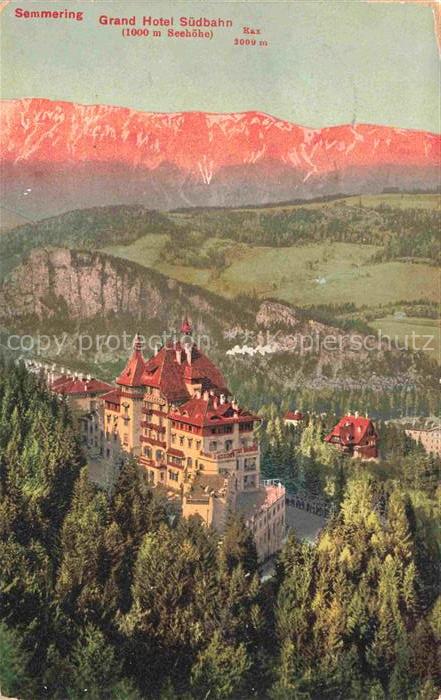 Semmering Niederoesterreich AT Grand Hotel Suedbahn
