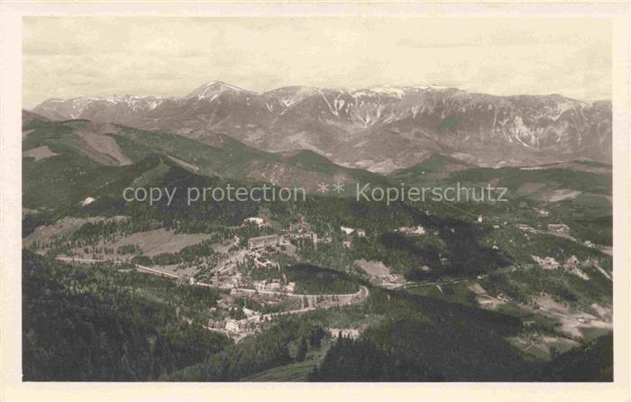 Semmering Niederoesterreich AT Panorama vom Sonnwendstein