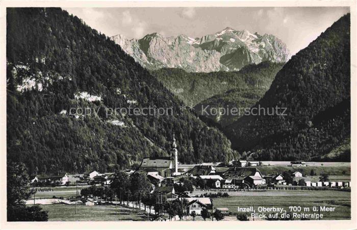 Inzell Traunstein Bayern Blick auf die Reiteralpe