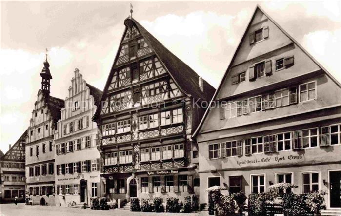 DINKELSBueHL Hotel Deutsches Haus Cafe Grau