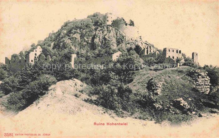 SINGEN  Hohentwiel BW Ruine Hohentwiel