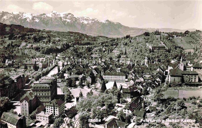 Feldkirch  Vorarlberg AT Fliegeraufnahme