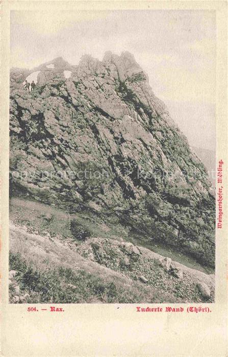 Rax 2009m Steiermark AT Luckerte Wand