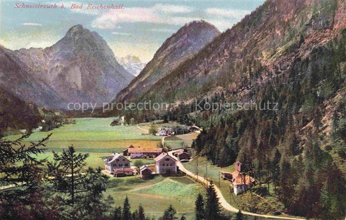 Schneizlreuth Berchtesgadener Land Bayern Panorama