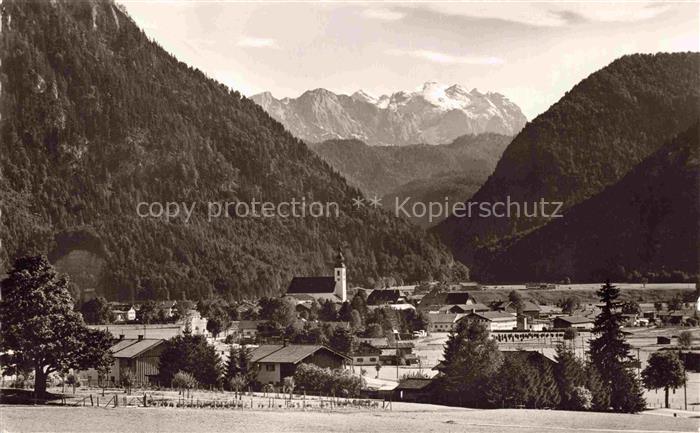 Inzell Traunstein Bayern Panorama mit Reiteralpe