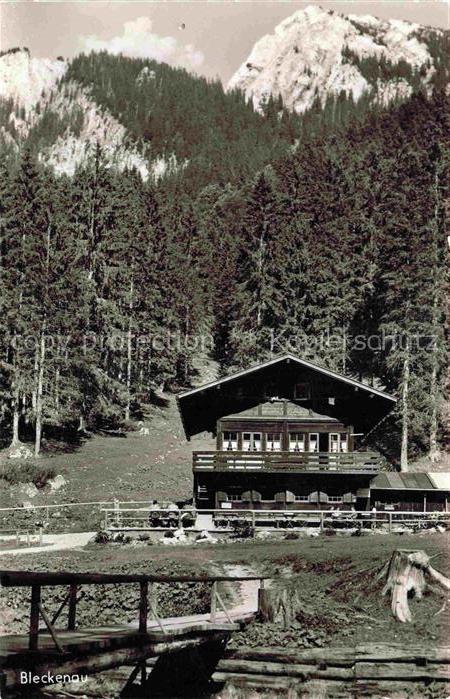 Bleckenau Schwangau Bayern Berggaststaette Schweizer Haus mit Straussberg