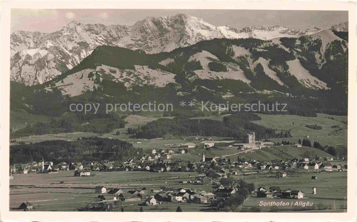 Sonthofen Allgaeu Bayern Panorama