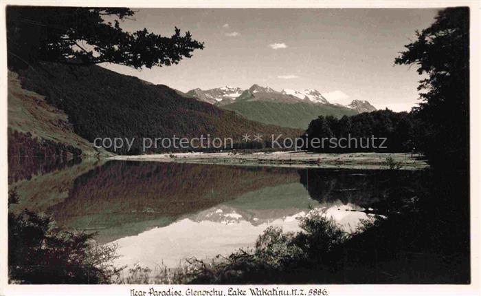 Lake Wakatipu Glenorchy New Zealand NZ Panorama