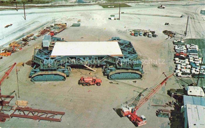Kennedy Space Center Orlando Florida USA Aerial view of Crawler Transporter