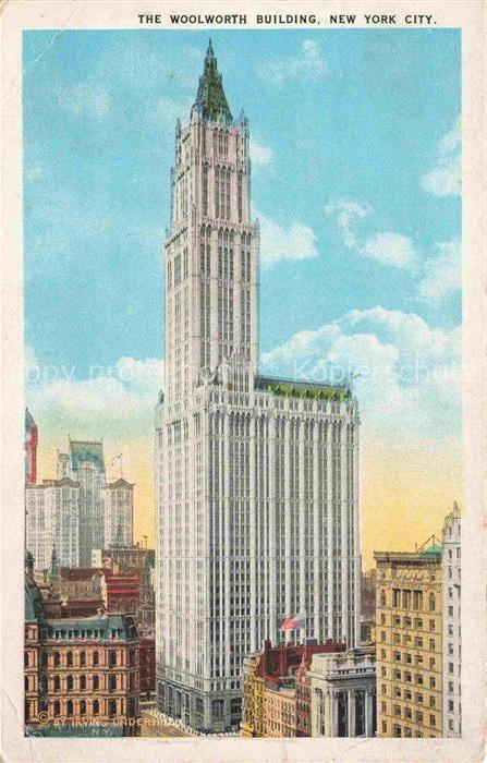 NEW YORK City USA The Woolworth Building