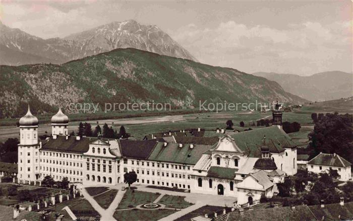 Stams Tirol  AT Zisterzienser Stift Panorama