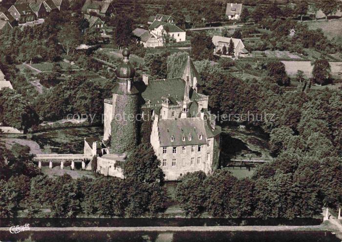 Gemen Borken Westfalen NRW Jugendburg Fliegeraufnahme
