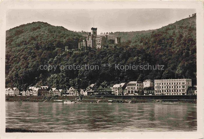 Stolzenfels Schloss Koblenz Rhein Schloss Rheinpartie