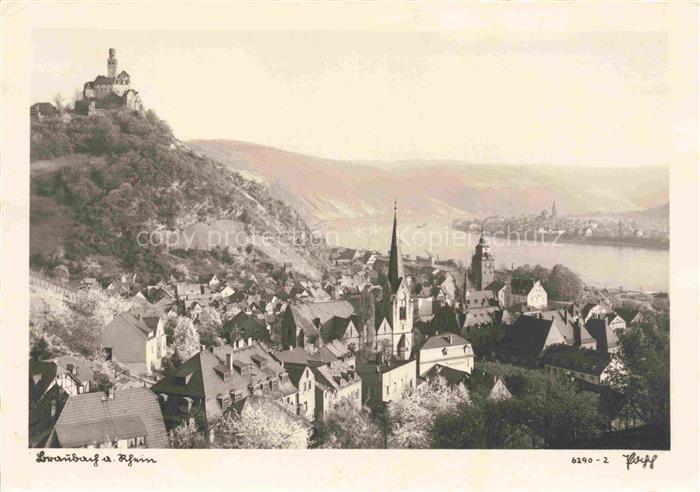 Braubach Rhein Rheinland-Pfalz Panorama