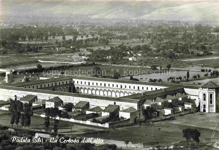Padula Salerno Campania IT La Certosa dall alto