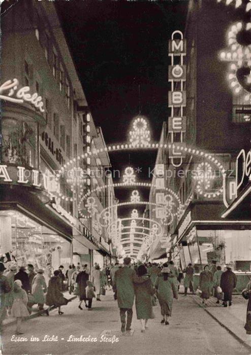 EssEN  Ruhr Limbecker Strasse im Licht