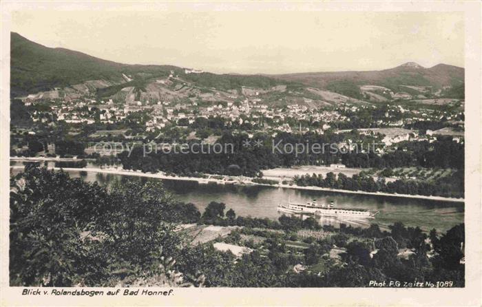 BAD HONNEF Blick vom Rolandsbogen