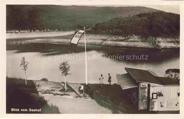 Heimbach  Eifel Rur Dueren NRW Blick vom Seehof