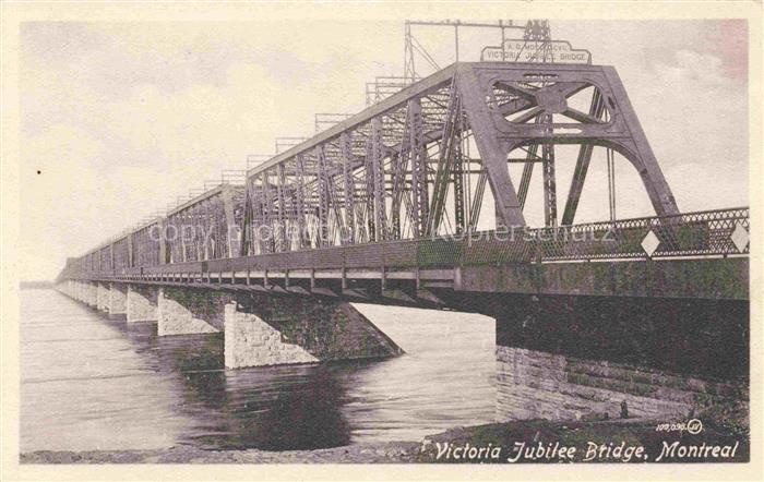 MONTREAL  QUEBEC Canada Victoria Jubilee Bridge