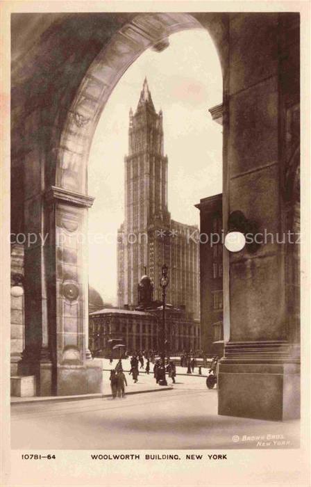 NEW YORK City USA Woolworth Building