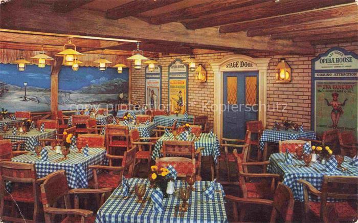 LAS VEGAS Nevada USA El Rancho Vegas Western Hotel Restaurant