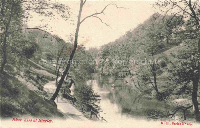 Bingley Bradford Yorkshire UK River Aire