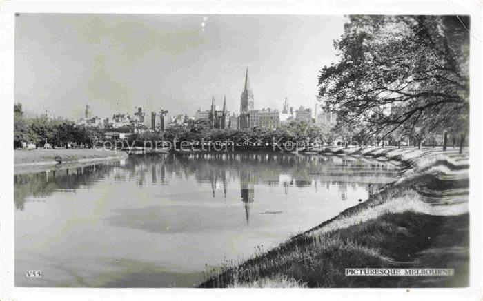 MELBOURNE  Victoria Australia Pittoresque view of the city