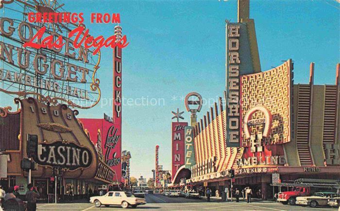 LAS VEGAS Nevada USA Glitter Gulch Freemont Street Casino