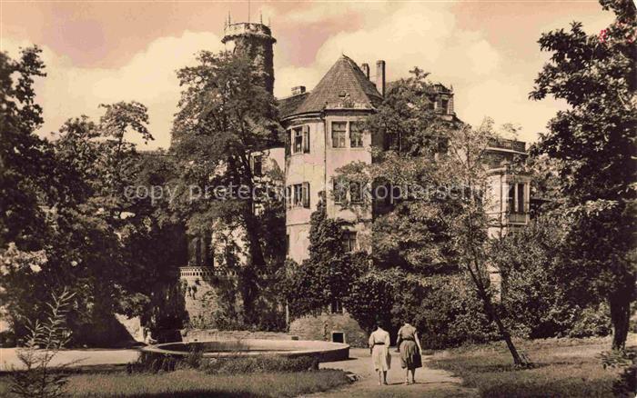 Droyssig Burgenlandkreis Sachsen-Anhalt Volkspark mit Schloss