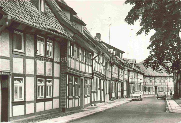 Wernigerode Harz Hinterstrasse Fachwerkhaeuser