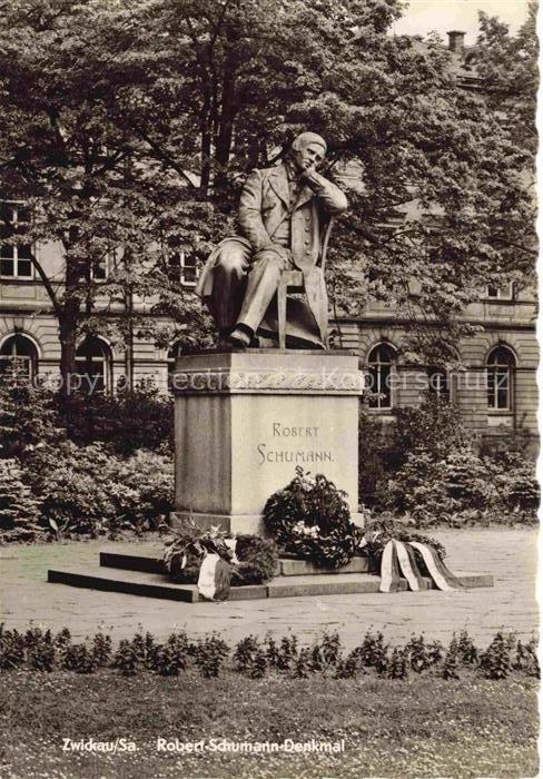 ZWICKAU  Sachsen Robert-Schumann-Denkmal