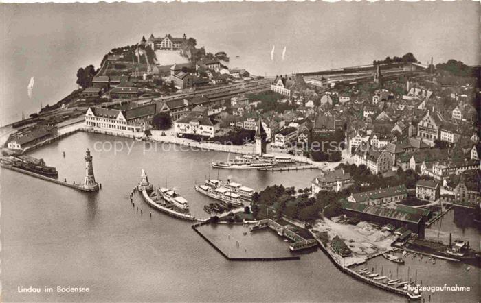 LINDAU  Bodensee Bayern Fliegeraufnahme