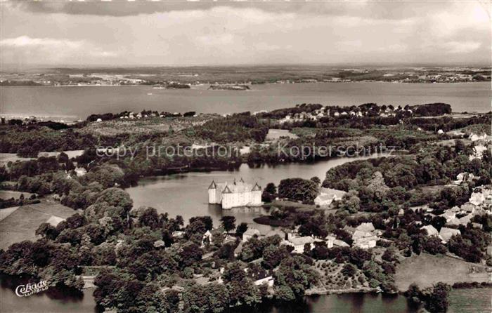 Gluecksburg  Ostseebad Flensburg Schleswig-Holstein Fliegeraufnahme mit Schloss