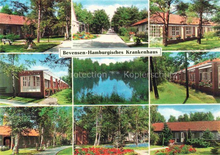 Bevensen  Bad Uelzen Niedersachsen Hamburgisches Krankenhaus Teilansichten Park
