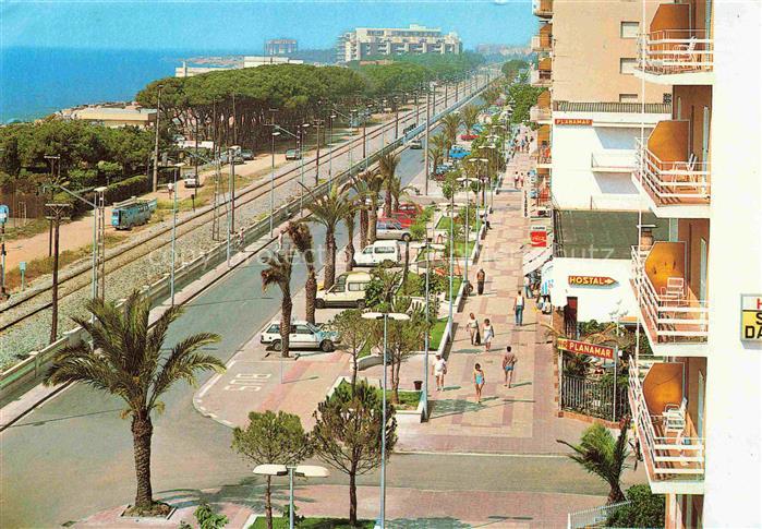 Malgrat-de-Mar Cataluna ES Paseo Maritimo