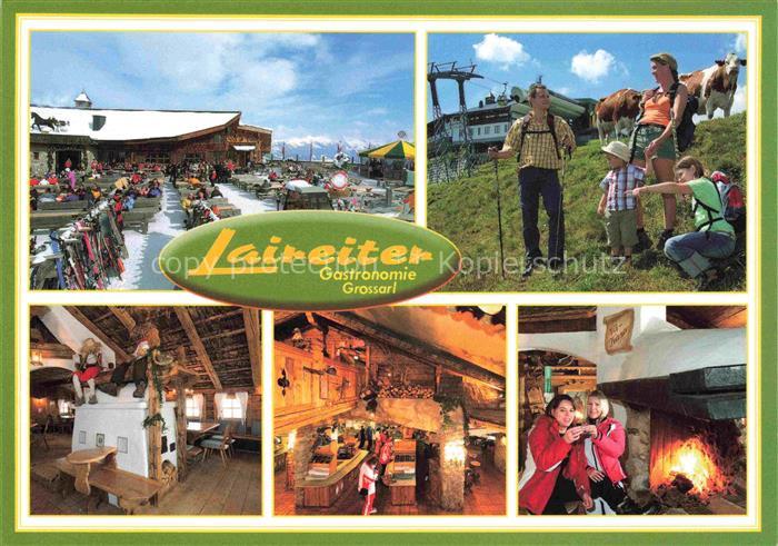 Grossarl Pinzgau-Pongau AT Schirestaurant Laireiteralm Gastraeume Kamin Schwebeb
