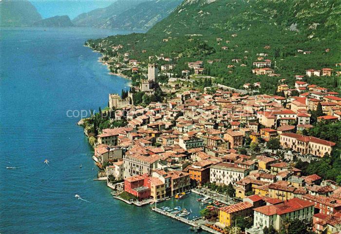Malcesine Lago di Garda Fliegeraufnahme