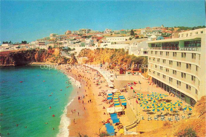 Albufeira Algarve Faro PT Hotel Sal e Mar e praia do Peneco Fliegeraufnahme