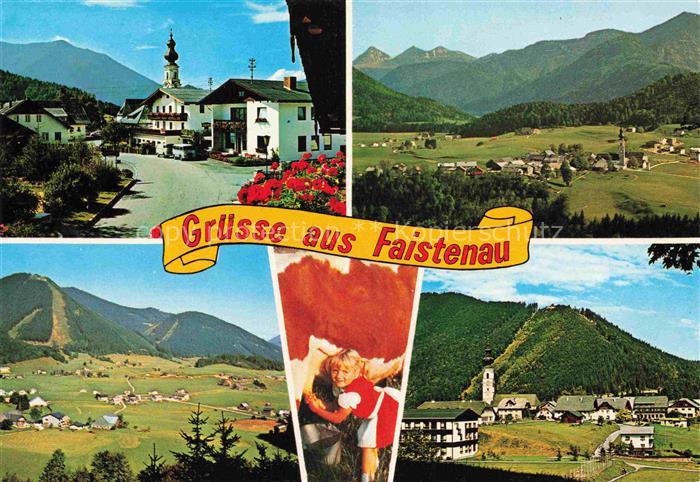 Faistenau Fischbachau Bayern Dorfpartien Panorama