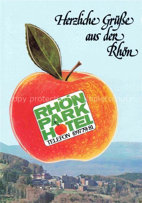 Roth Hausen Rhoen Bayern Rhoenparkhotel Apfelaufkleber