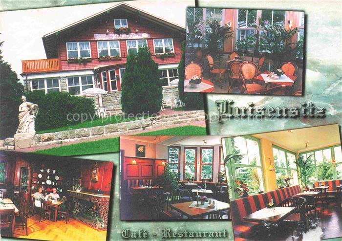 Oberhof  Thueringen Luisensitz Cafe Restaurant Gastraeume