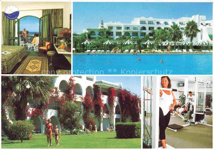 SOUssE  Tunesie Hotel Hasdrubal Schwimmbad Park Fitnessraum