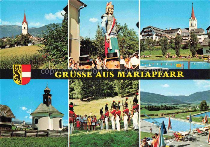 Mariapfarr Lungau Salzburg AT Kirche Samson Figur Schwimmbad Kapelle Schuetzenga